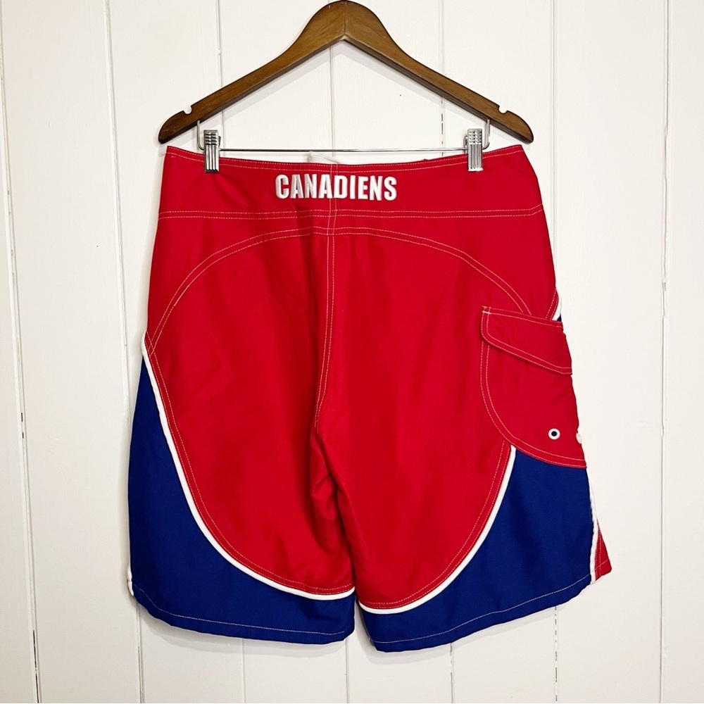 NHL Monetral Candiens Red White and Blue Board Shorts. Size Medium. - Picture 7 of 7